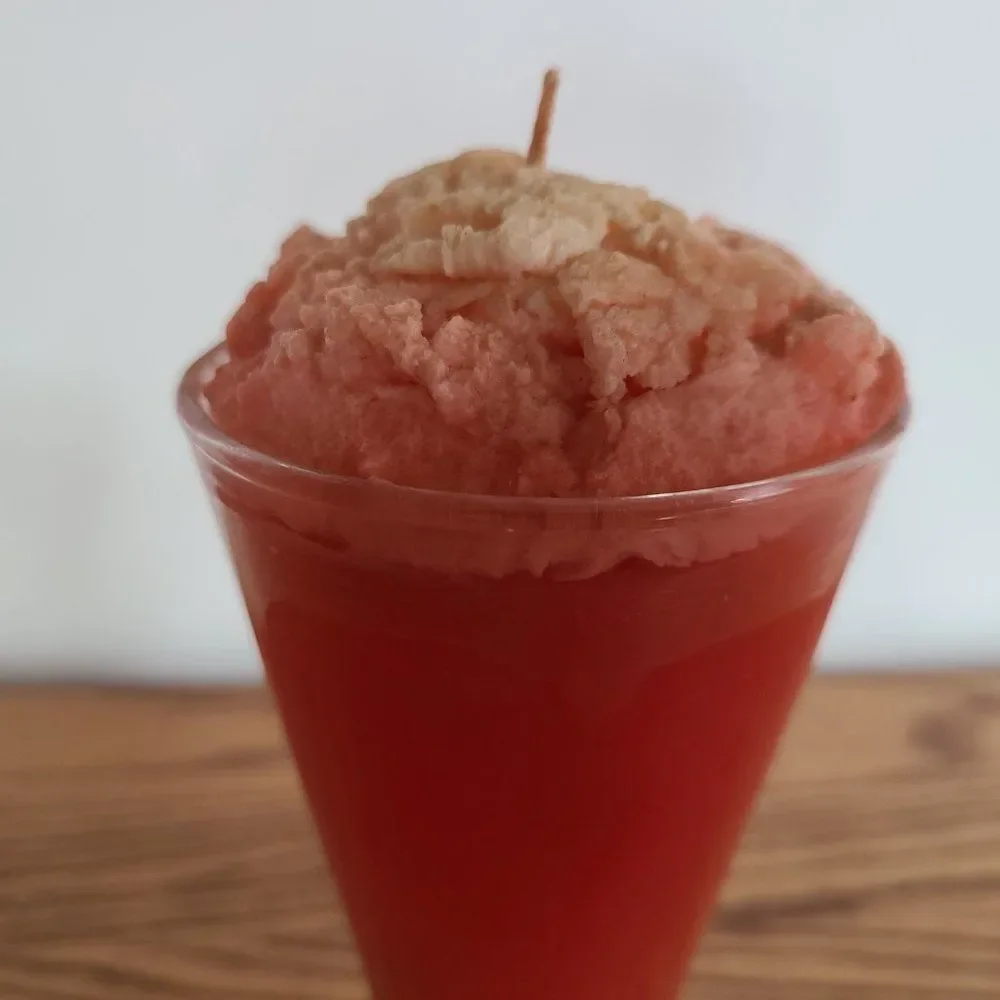Vintage Novelty Wax Candle - ICE CREAM FLOAT Parfait - Vintage Rare Unique